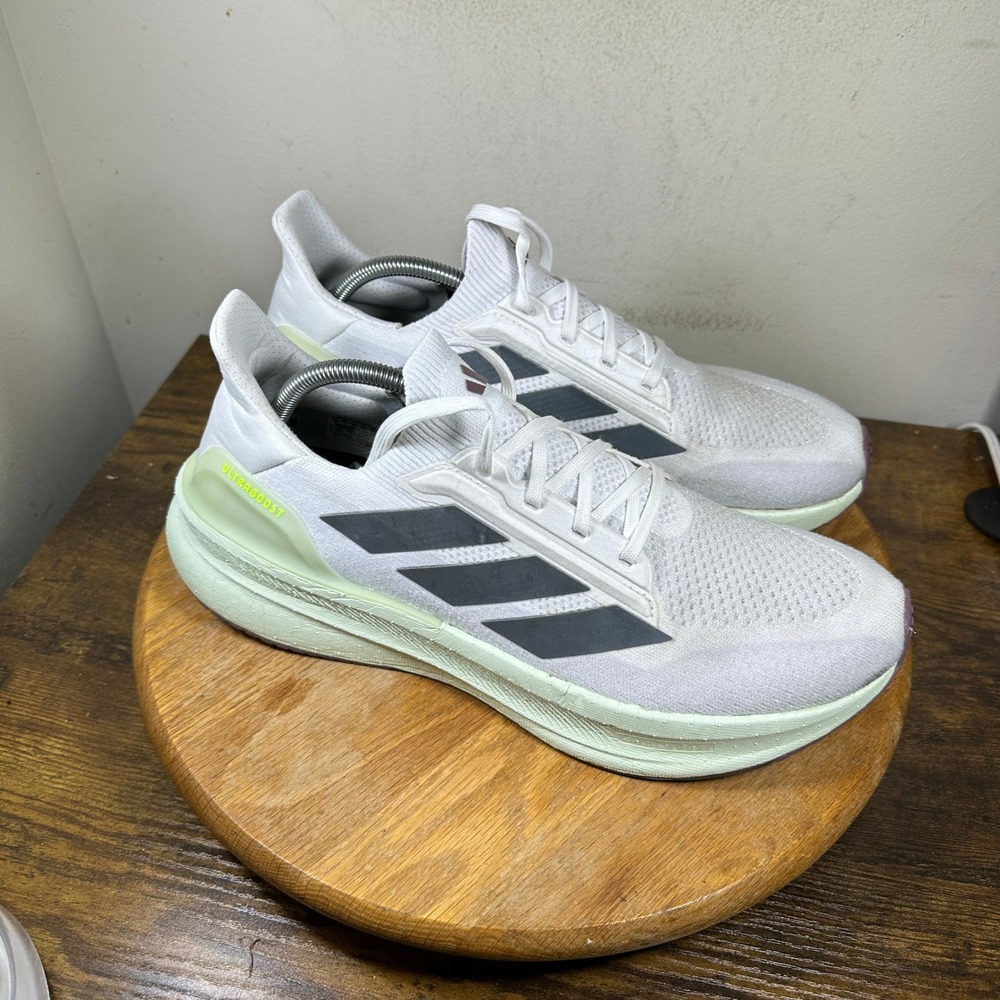 Adidas Ultraboost Light Mens Running Shoes White Grey IH3107 Size 11.5